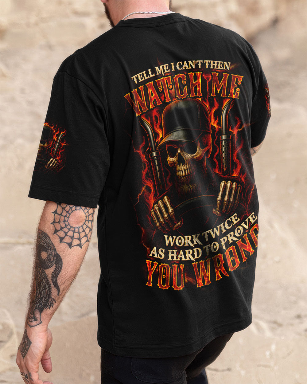 BLISSCORNERS SKILLED ENOUGH TO BECOME A DIESEL MECHANIC SKULL ALL OVER PRINT