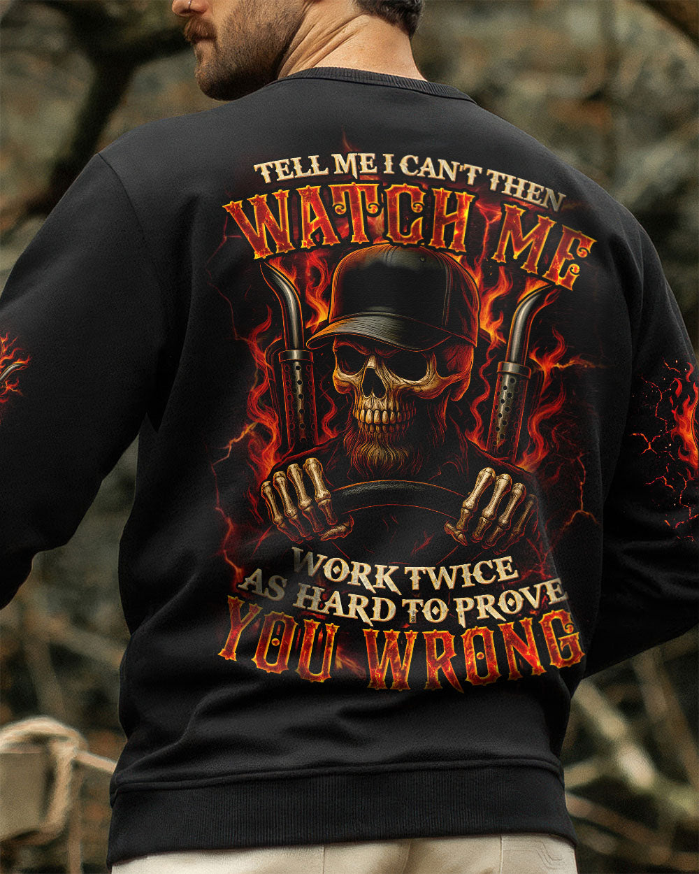 BLISSCORNERS SKILLED ENOUGH TO BECOME A DIESEL MECHANIC SKULL ALL OVER PRINT