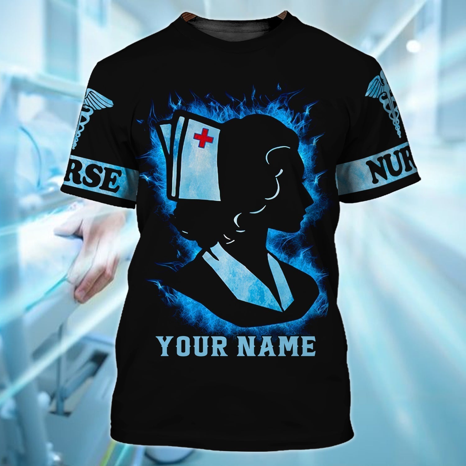 Blisscorners Customized 3D All Over Printed Shirts For A Nurse To be a Nurse Tee Shirts